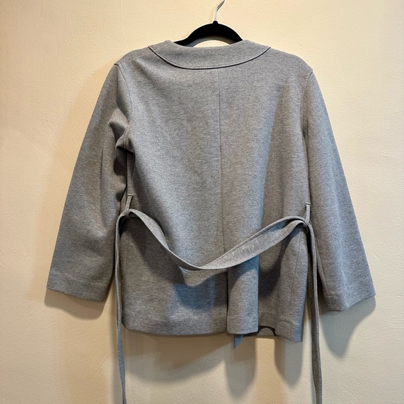 J. Crew Open Front Heather Gray Oversized
Cardigan Small - Picture 5 of 6